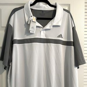 ADIDAS MENS BIG AND TALL GOLF SHIRT 3XB NWT